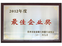 2012年度最佳企业经营奖